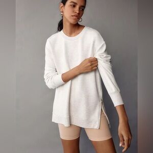 Varley Cream DoubleSoft Crewneck Sweatshirt